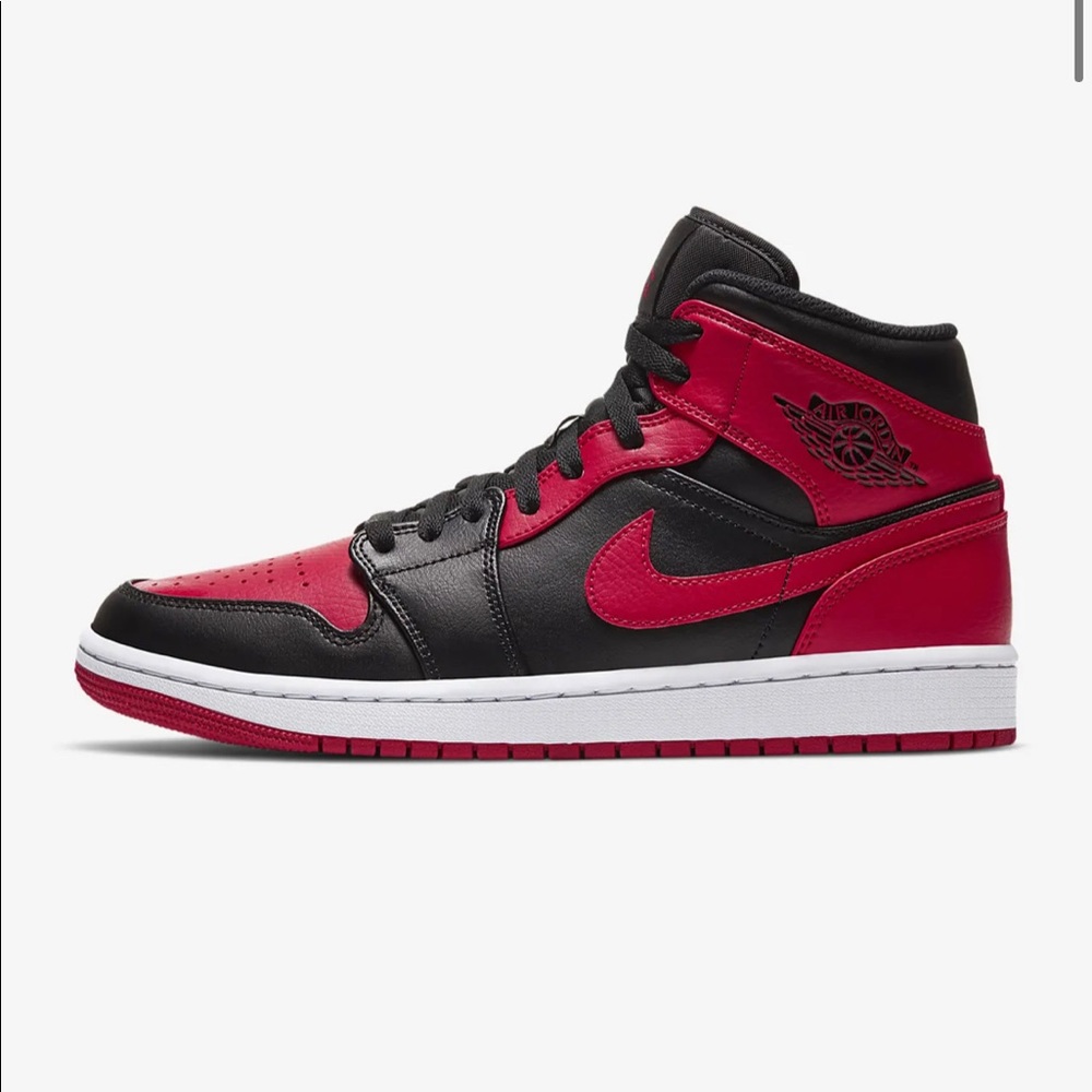 New Jordan 1 Mid Banned Bred Size 12.5 (SOLD)